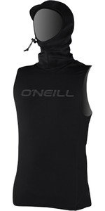 2023 O'Neill Thermo-X Hooded Thermal Vest BLACK 5023