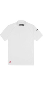2023 Musto Mens Insignia UV Fast Dry Short Sleeve T-Shirt White 80900