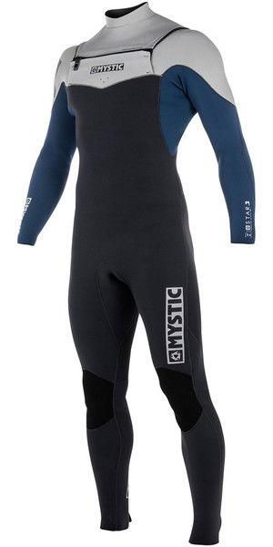 2019 Mystic Star 3/2mm GBS Chest Zip Wetsuit - Navy 180017