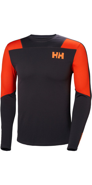 2019 Helly Hansen HH Lifa Active Light LS Baselayer Ebony 49331
