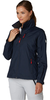 2024 Helly Hansen Womens Hooded Crew Mid Layer Jacket Navy 33891