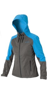 2020 Magic Marine Womens Reefer Jacket Grey / Blue 160500