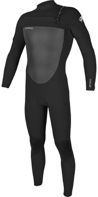 2024 O'Neill Mens Epic 3/2mm Chest Zip GBS Wetsuit 5353 - Black