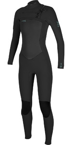 2023 O'Neill Womens Epic 5/4mm Chest Zip Wetsuit 5371 - Black