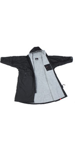2022 Dryrobe Advance Long Sleeve Changing Robe /  Poncho DR104 - Black / Grey
