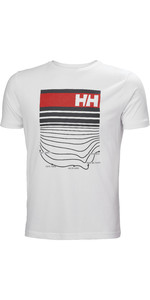 2021 Helly Hansen Mens Shoreline T-Shirt 30354 - White