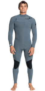 2022 Quiksilver Mens Everyday Sessions 4/3mm Chest Zip GBS Wetsuit EQYW103121 - Quiet Shade