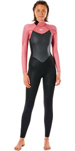2022 Rip Curl Womens Omega 5/3mm Back Zip Wetsuit WSM9UW - Dusty Rose