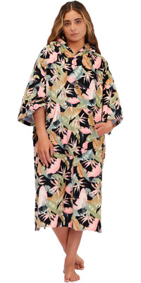 2022 Billabong Womens Poncho / Change Robe F4BR51 - Jungle Night