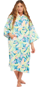 2022 Billabong Womens Poncho / Change Robe F4BR51 - Marine Tropic