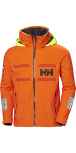 2022 Helly Hansen Mens Salt Navigator Jacket 30298 - Bright Orange