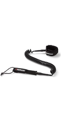 2023 Northcore 10FT SUP Coiled Leash  - Black