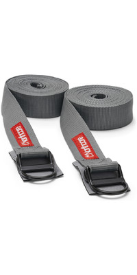 2023 Northcore D-Ring 5M Roof Rack Straps / Tie Downs NOCO22B - Grey