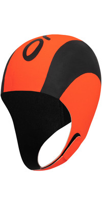 2023 Orca Neoprene Swim Cap GVBATT54 - Hi-Vis Orange