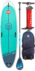 2022 Red Paddle Co 10'8 Activ Stand Up Paddle Board, Bag, Pump, Paddle & Leash - Hybrid Tough Package