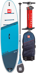 2022 Red Paddle Co 10'8 Ride Stand Up Paddle Board, Bag, Pump, Paddle & Leash - Prime Package