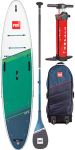 2022 Red Paddle Co 12'6 Voyager Stand Up Paddle Board, Bag, Pump, Paddle & Leash - Prime Package