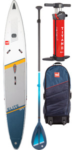 2022 Red Paddle Co 14'0 Elite Stand Up Paddle Board, Bag, Pump, Paddle & Leash - Hybrid Tough Package