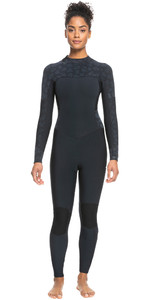 2022 Roxy Womens Swell Series 4/3mm Back Zip GBS Wetsuit ERJW103124 - Black