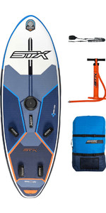 2022 STX 250 x 84 Windsurf Inflatable Stand Up Paddle Board Package - Board, Bag, Pump