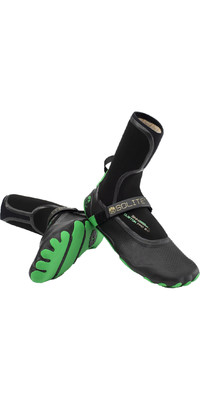 2022 Solite Custom Pro 2.0 3mm Wetsuit Boots 21001 - Green / Black