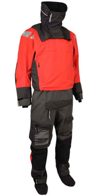 2022 Typhoon PS440 Hinge-Entry Drysuit 100183 - Red / Grey