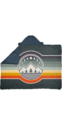2024 Voited Core Recycled Ripstop Travel Blanket V21UN02BLPBT - Camp Vibes / Greengabel