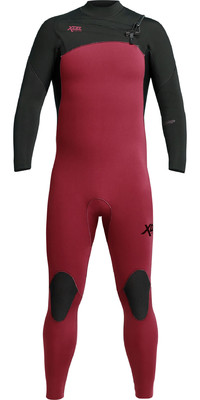 2023 Xcel Mens Comp 3/2mm Chest Zip Wetsuit MN32ZXC0 - Chili Pepper
