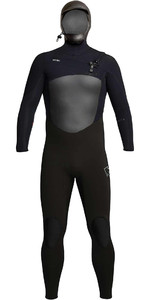 2023 Xcel Mens Infiniti 5/4mm Hooded Chest Zip Wetsuit MR54ZH20 - Black