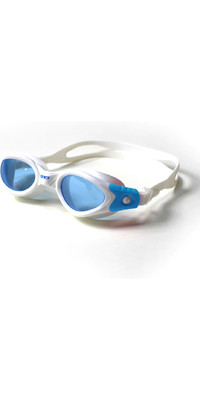 2024 Zone3 Apollo Swim Goggles SA19GOGAP106 - White / Blue