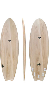 2023 AQSS Flying Fish Eco-Tech Funboard 14022 - Wood