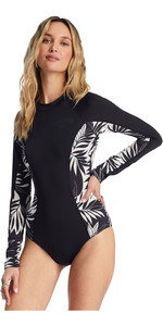 2023 Billabong Womens Core HD Long Sleeve Surf Suit EBJWR03004 - Black Pebble