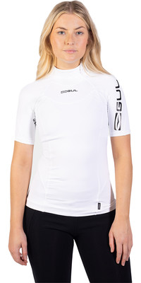 2023 Gul Womens Recore Short Sleeve UV Rashguard RG0330 - White