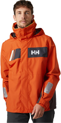 2023 Helly Hansen Mens Newport Inshore Jacket 34290 - Patrol Orange