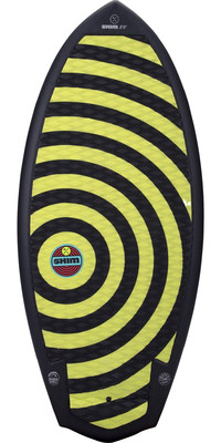 2023 Hyperlite Shim 4'7 Wake Surf  Board H23SH-47 - Black / Yellow