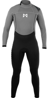 2024 Magic Marine Junior Brand 3/2mm Back Zip Wetsuit MM011014 - Grey