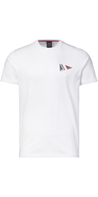 2023 Musto Mens Corsica Short Sleeve T-Shirt 82523 - White