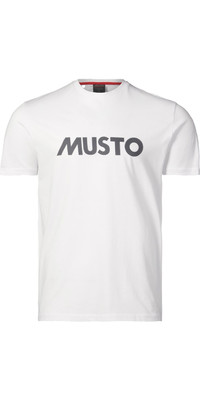 2023 Musto Mens Logo Tee 82451 - White