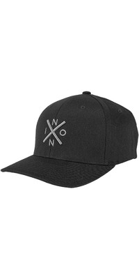 2023 Nixon Exchange Flex Fit Hat C2875  - Black / Charcoal