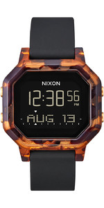 2023 Nixon Siren Surf Watch A1210 - Black Tortoise