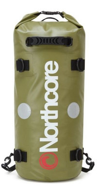 2023 Northcore 30L Dry Bag Backpack NOCO67FC - Olive