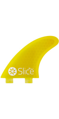 2024 Northcore Slice Ultralight Hex Core S3 FCS Compatible Surfboard Fins SLI-01 - Yellow