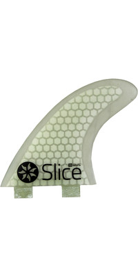 2024 Northcore Slice Ultra Light Hex Core S5 FCS Compatible Surfboard Fins SLI-02 - White