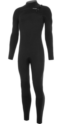 2024 Nyord Mens Furno Ultra Plus 5/4mm Chest Zip Wetsuit FUPM54001 - Black