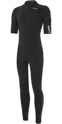 2023 Nyord Mens Tempus 2/2mm Short Sleeve Chest Zip Wetsuit N04BA00010 - Black
