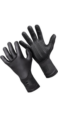 2024 O'Neill Psycho Tech 3mm Double Lined Neoprene Gloves Black 5104