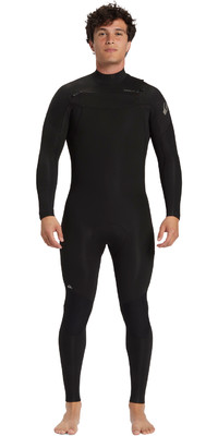 2023 Quiksilver Mens Everyday Sessions 4/3mm GBS Chest Zip Wetsuit EQYW103165 - Black