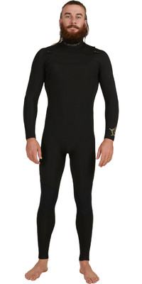 2023 Quiksilver Mens Everyday Sessions MW 3/2mm GBS Chest Zip Wetsuit EQYW103171 - Black