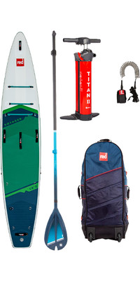 2024 Red Paddle Co 13'2 Voyager Plus Stand Up Paddle Board, Bag, Paddle, Pump & Leash - Hybrid Tough Package