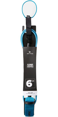 2024 Rip Curl Comp Surf Leash 6'0 BLEXK1 - Med Blue